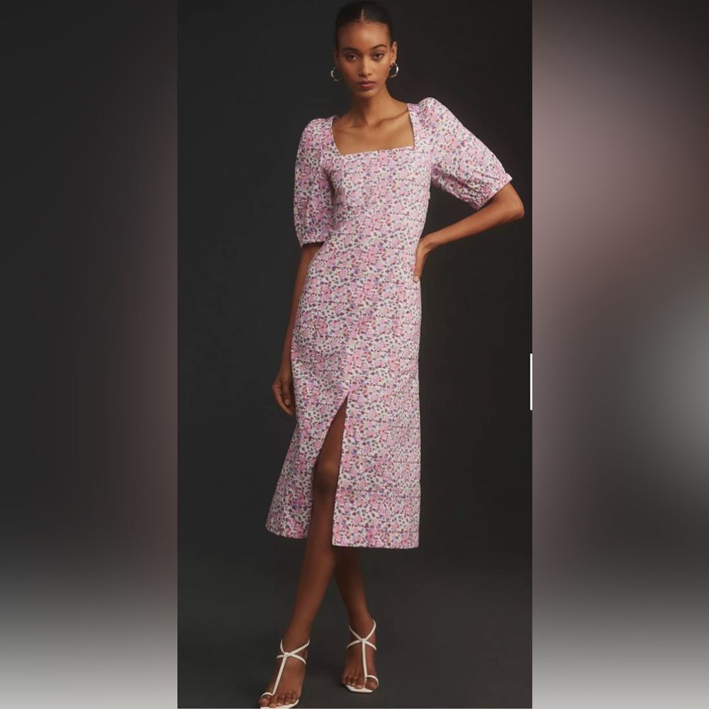 Baum Und Pferdgarten arlo pink liberty midi Dress Pink Printed Midi size 12